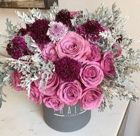 Box Mediano Rosas, Dusty y Escabiosa