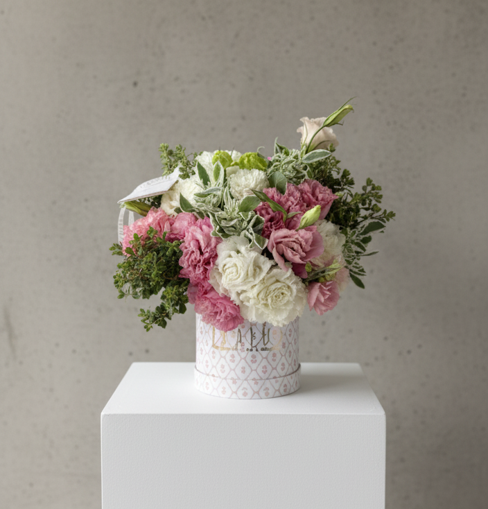 Box Mediano Pink Tile