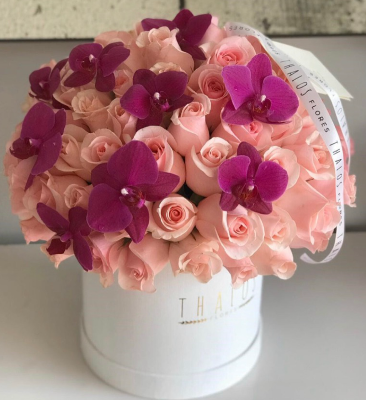 Box Blanco Grande Titanic y Orquídeas