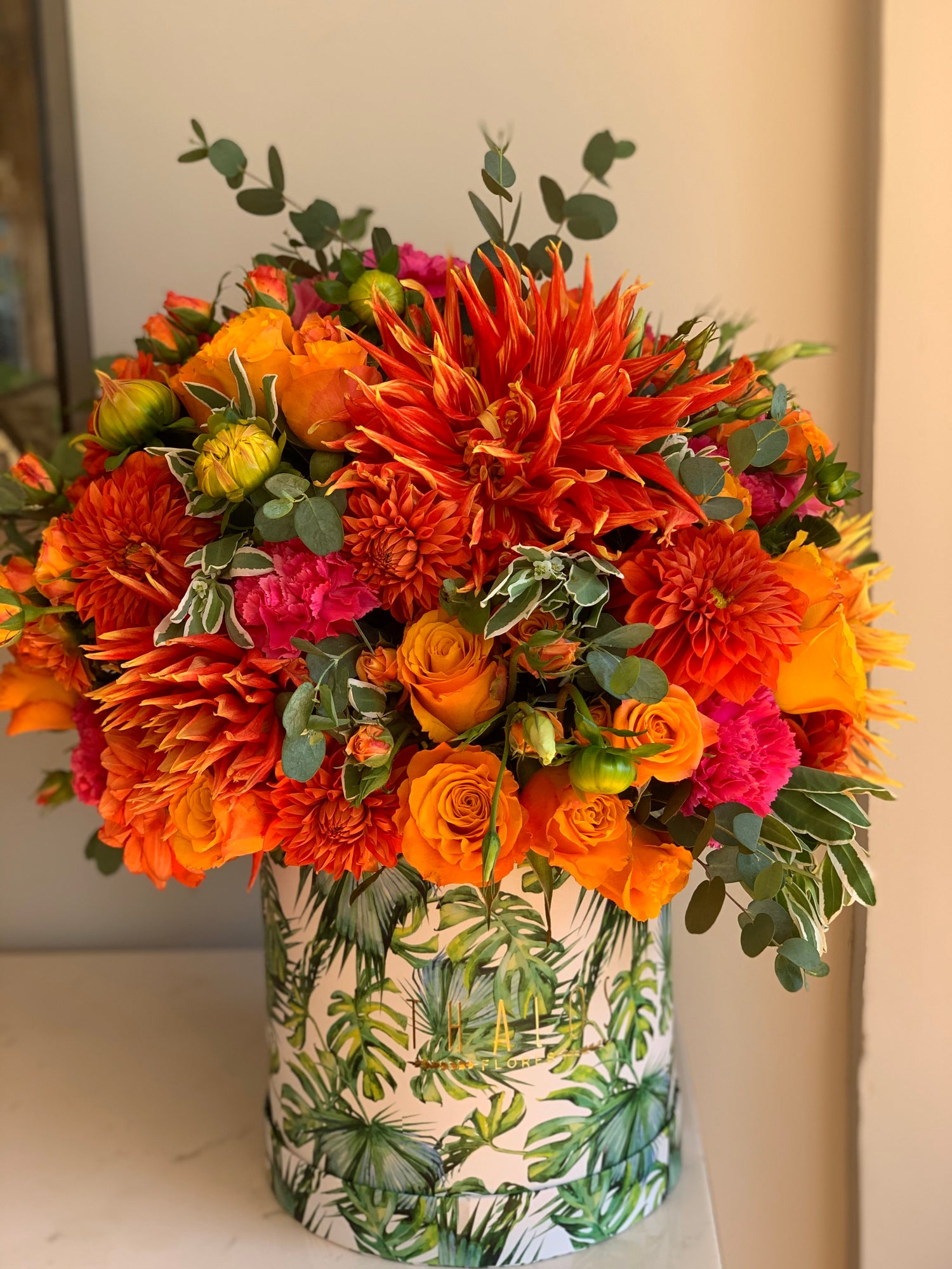 Box Selva Grande Dahlias Naranjas