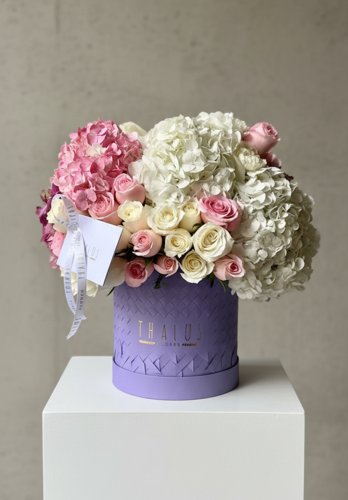 Box Tejido Lila G Hortensias