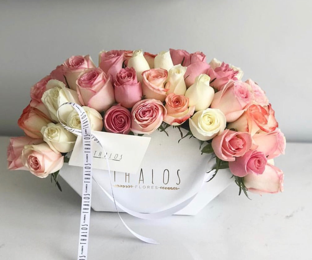 Abanico Blanco pasteles