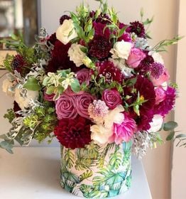 Box Grande Mix Dalias Vino