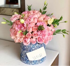 Box Grande Mix Flores Rosas