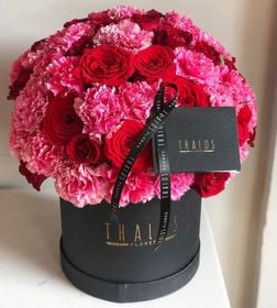 Box Grande Rosas Rojas y Claveles