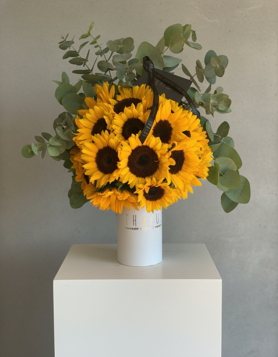 Box Blanco Chico Girasol