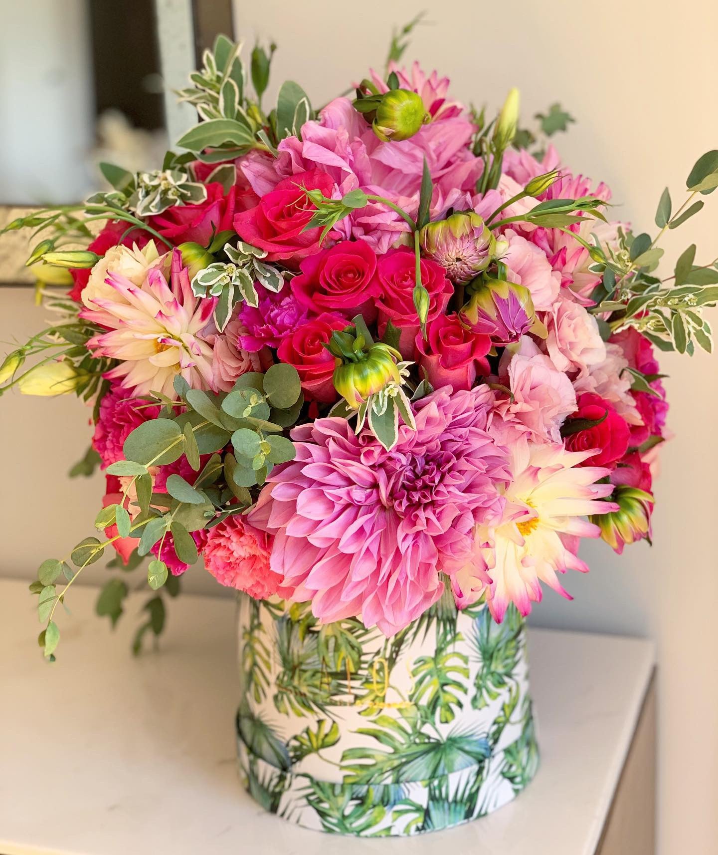 Box Selva Grande Dahlias Rosas