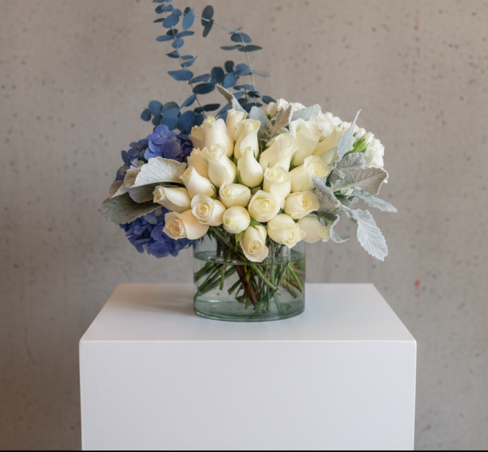 Mix Azul y Blanco
