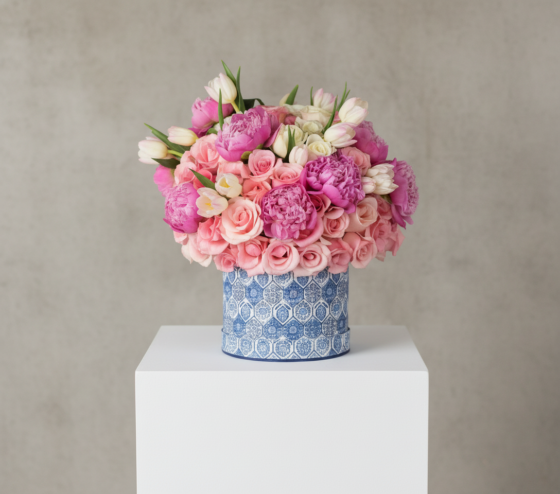 Box Talavera Grande Peonias