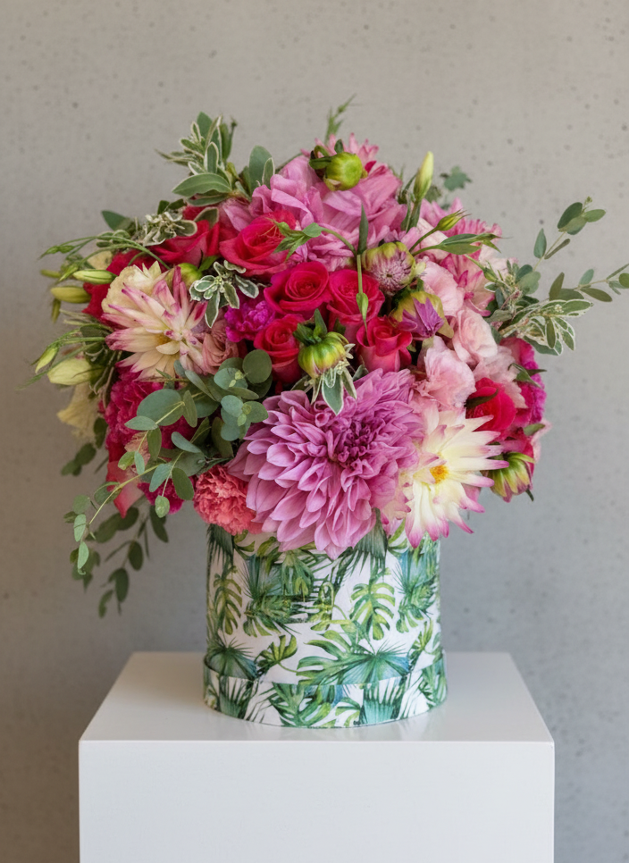 Box Selva Grande Dahlias Rosas