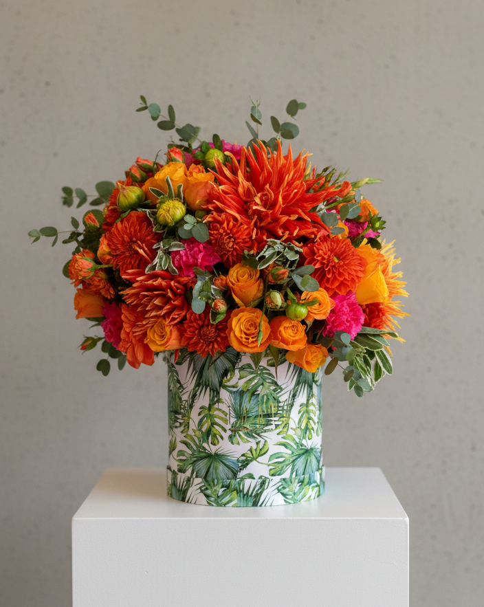 Box Selva Grande Dahlias Naranjas