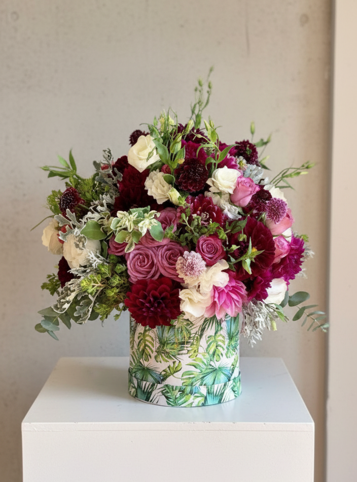Box Selva Grande Dahlias Vino