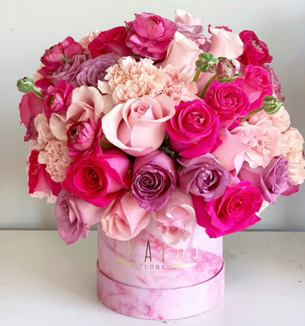 Box Mármol Rosa Mediano Mix rosa