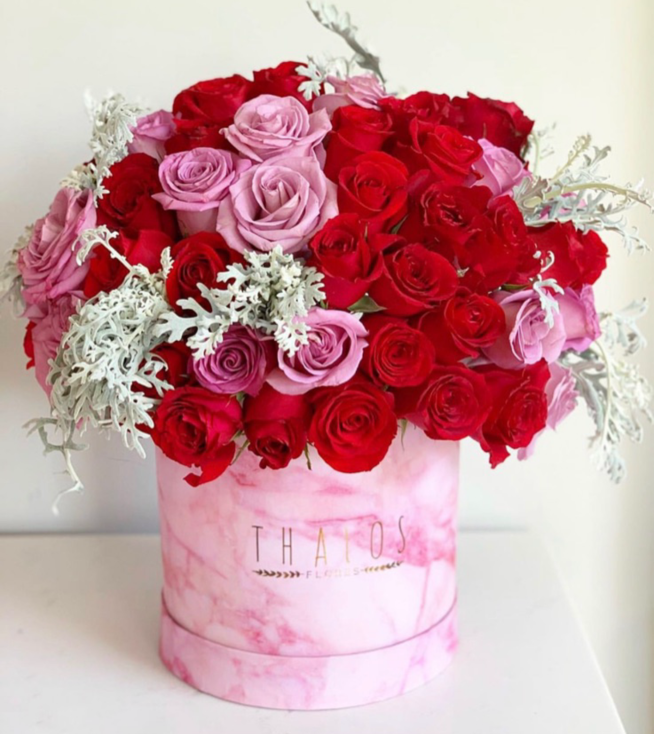 Box Mármol Rosa Grande Dusty