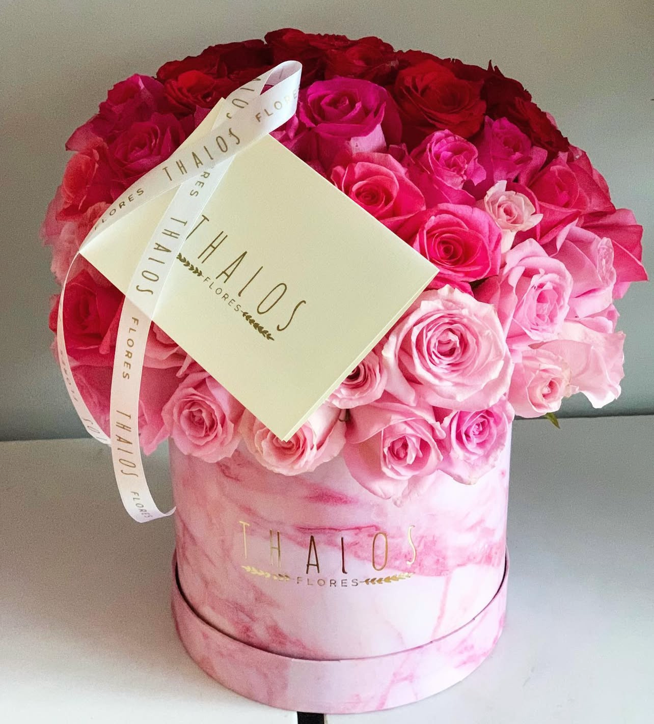 Box Mármol Rosa Grande difuminado